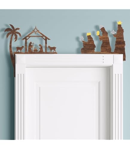 Christmas Decor - Christmas Door Decorations Indoor Home Decor Wood