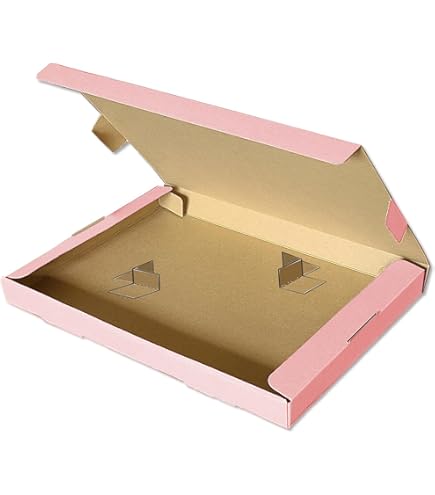 Amazon.co.jp: 静和マテリアル ダンボール箱 浅型 A4 書類 60サイズ内