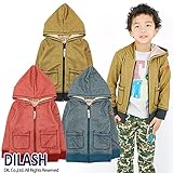 (ディラッシュ) DILASH 秋'14 フード付きボアフリースジップアップパーカー 80 レッド