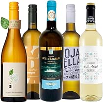 Amazon.co.jp: ワインセット ワイン スペイン飲み比べ 白ワイン 5本