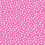 SheetWorld Fitted Pack N Play (Graco) Sheet - Primary Stars White On Pink Woven - Made In USA by she