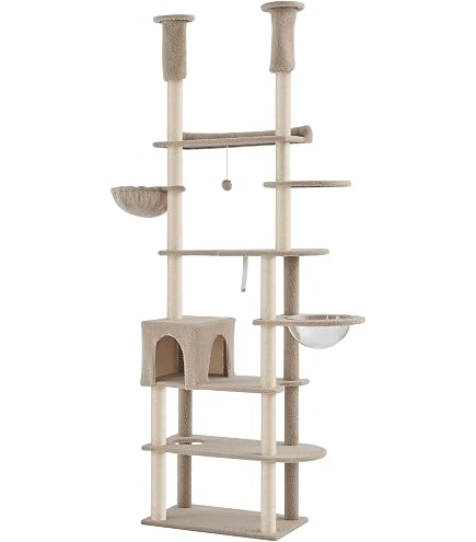 Amazon | [SUMIKA 突っ張り 型 木製 キャットタワー 専用 交換支柱