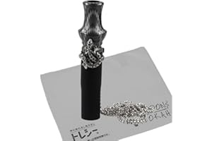 シーシャ マウスピース アクセサリー チェーンストラップ付き 東レ 日本製 クリーナー付き セット (トカゲ)