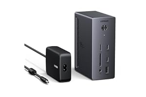 UGREEN Revodok Pro 314 USB-C ドッキングステーション 3画面対応 2つのHDMI & DP搭載 | HDMI 4K/60Hz・DP 8K・100W PD充電・10Gbps高速転送・RJ45有線LAN・SD/TF対応 Win