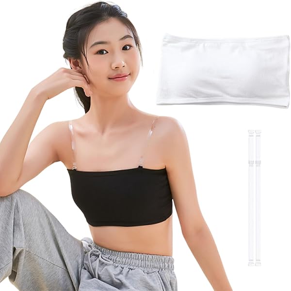 Amazon | [ダンス衣装 COCOS]ダンス 見せブラ カップ付き チューブ