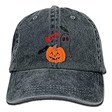 大人 デニム キャップハロウィン パンプキン かぼちゃ Boo 大人気 ヒップホップ ハット ストーリート系 紫外線対策 日よけ 小顔効果 プリント付き 無地 ライトブルー