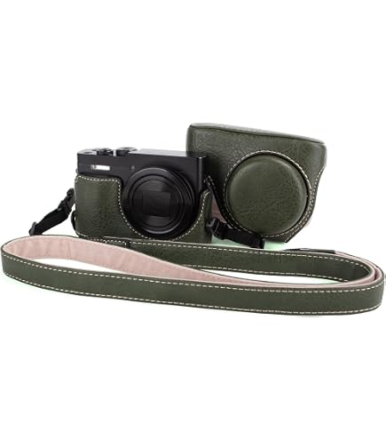 Amazon.co.jp: ケース Lumix DC-TZ99デジタルカメラ用 PUレザー保護