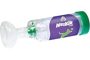 AEROKAT The Original * Feline Aerosol Chamber Inhaler Spacer for Cats and Kittens with Exclusive FLOW-VU* Indicator