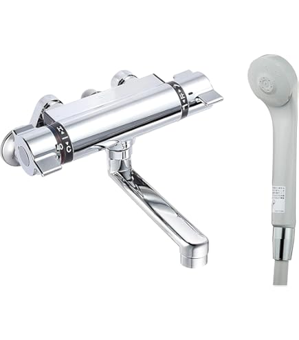 Amazon | KVK サーモスタット式シャワー混合水栓 寒冷地用 KF800WT 