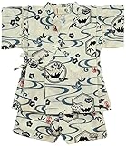 村信 富士山柄 甚平スーツ 95cm オフ 71572 日本製