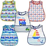 green sprouts by i play. Scenic Eva Bib - Boy - Boy - 5 ct by green sprouts by i play. [並行輸入品]