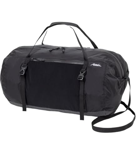 Matador Freefly Opvouwbare reistas, 30 liter, convertible duffle bag, waterdichte gymtas en weekendtas voor heren en dames, handbagagetas met trolleyhoes, zwart, Large, Reistas