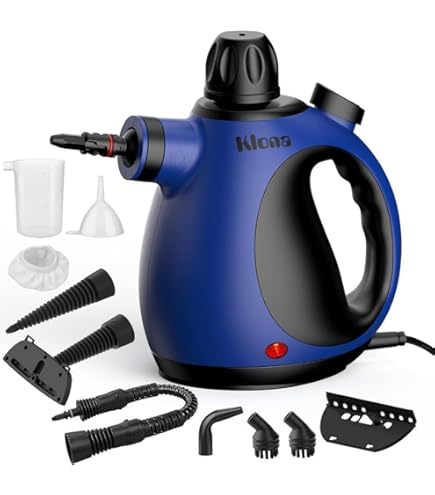 スチールクリーナー Amazon | Klona ハンディスチームクリーナー - 10点アクセサリーセット