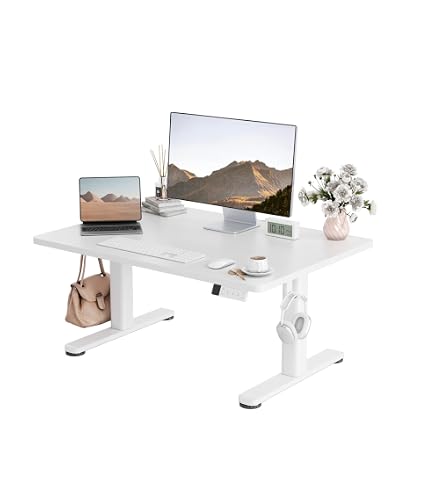 Amazon | Maidesite 昇降デスク 電動 47-72cm 一枚天板 天板反転可能
