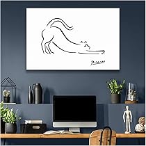 Amazon.co.jp: CREA アートパネル ピカソ 5枚セット 壁掛け インテリア