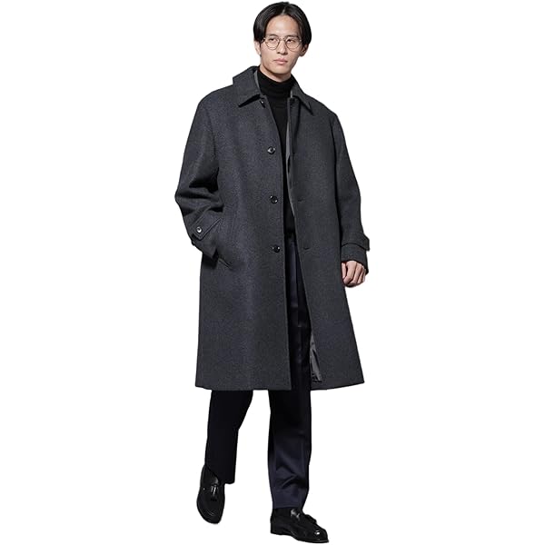 Amazon | [藤井毛織] ピュア カシミヤ100% ステンカラー ラグラン