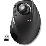エレコム トラックボールマウス 人差し指 8ボタン チルト機能 無線 ブラック M-DT1DRBK