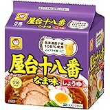 東洋水産 マルちゃん 屋台十八番 なま味しょうゆ 5食パック×6セット 1ケース