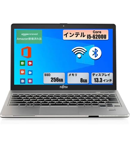 爆速i3✨第7世代Windows11ノートパソコンSSD大容量8GBオフィス付き