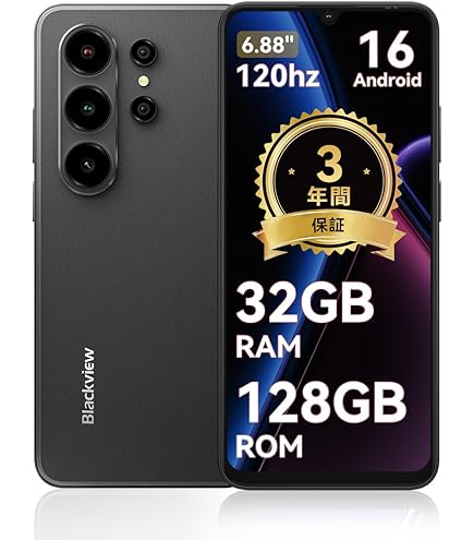 Amazon | 【2024 新登場】Wave6C SIMフリー スマホ 本体 4G 6.5インチ 