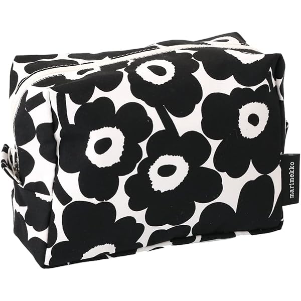 Amazon | [マリメッコ] ポーチ 71294 190 BLACK/WHITE 【MINI