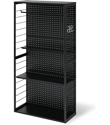 ラック　黒 Amazon｜コンティークス タワーラック 幅45×奥行40×高さ140cm ブラック