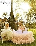 ベビーセレモニードレス☆ふわふわファー付聖なるガウン「Memory」　newborn-18months 洗練されたデザインのベビードレス海外の一歩先行くベビーのお洒落を日本でも・・・