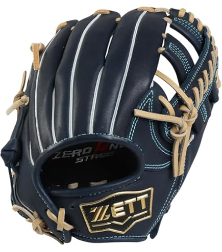 ゼット ZETT 野球 少年軟式グローブ　ゼロワンステージ ブラック　左投用 ゼット（ZETT） 少年軟式グラブ ゼロワンステージ 内野手用 左投用