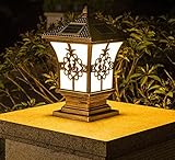 LEDライト 現代的なコレクションの外観屋外の投稿のランタンの列のライトソーラーポストの照明防水フェンスの光LEDキャストアルミアウトドアポスト照明の装飾柱ライトヤードライト 家の装飾