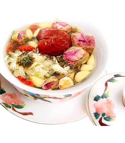 Amazon.co.jp: 花茶 白八宝茶5包 花茶 中国茶 ノンカフェイン 美容茶