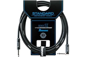 Ibanez(アイバニーズ) スタンダード・ギター/ベース用ケーブル 楽器用 10ft(3.05m) ストレート-L字プラグ SI10L
