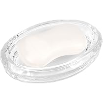 Amazon｜Linkidea 長方形のガラス棒の石鹸置き、浴室カウンターのため