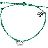 Pura Vida Gold or Silver Sloth Charity Wildlife Bracelet - 100% Waterproof, Adjustable Band - Coated Charm