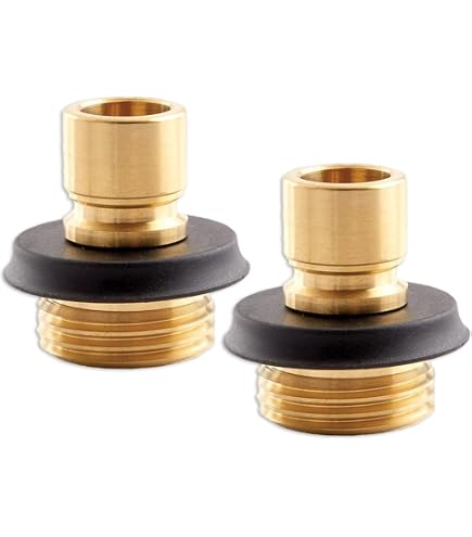 Gilmour Schnellverbinder-Set Aus Messing – Perfekter Anschluss Für Gartenschlauch, Sprinkler & Sprühgeräte