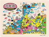木製知育パズル 北陸路