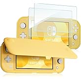 ProCase Flip Cover Compatible with Nintendo Switch Lite with 2 Pack Tempered Glass Screen Protectors, Slim Protective Flip Ca