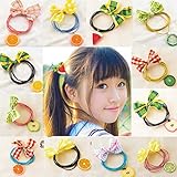 BIANHUAN ヘアゴム アクセサリー 12点セット 髪ゴム 女性 ガールズ 女の子 ベビー 果物型 リボン 髪飾り カラフル 髪留め 王冠 可愛い キッズ 髪留め ヘアバンド 子供髪飾り お祝いギ