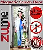 Magnetic Screen Door-Zume Offers Highest Quality Easy to Install Door Screens with Magnets-size 40" 