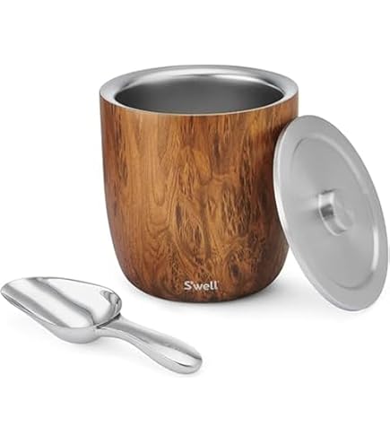 Amazon | S'well ステンレススチール製アイスバケツ トング付き - 68