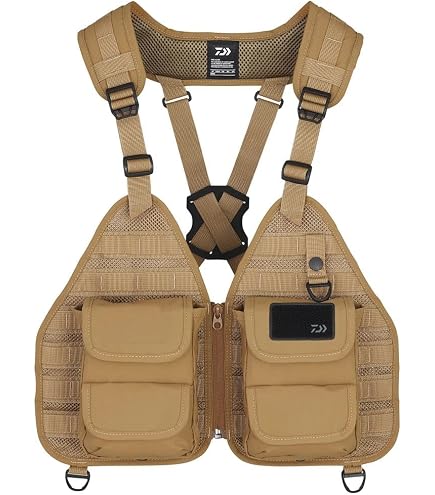 | OGK(大阪漁具) システムタックルベスト オレンジ OG300