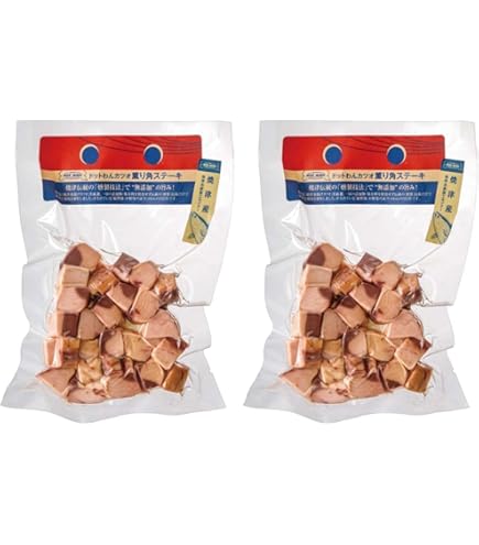 Amazon | ドットわん カツオ薫り角ステーキ 70g | ドットわん