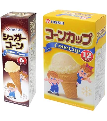 Amazon.co.jp: 日世 コーンカップ 12個入×3個【まとめ買い】 ※おまけに