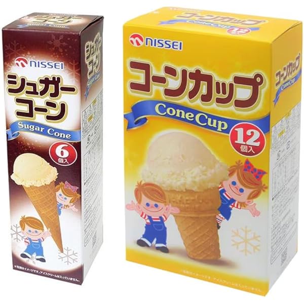 Amazon.co.jp: 日世 コーンカップ 12個入×2セット : 食品・飲料・お酒