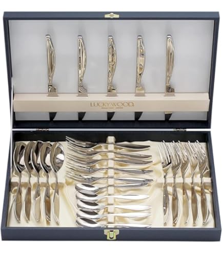 Amazon｜ラッキーウッド(Luckywood) 〈ロマンス〉25pc.ディナー