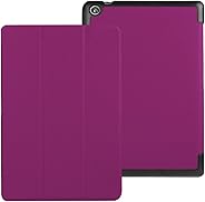 GLOW ASUS ZenPad S 8.0 Z580C 三つ折りスマートケース パープル 33283-2