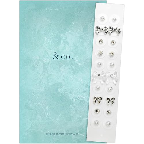 【めざましテレビで紹介されました】 &co. 耳つぼジュエリー 耳ツボジュエリー 耳ツボシール 純チタン ボディピアス