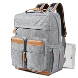 delswinベビーおむつバッグバックパック、レディース、メンズ、旅行のための多機能マタニティNappyバッグバックパックおむつバッグwith InsulatedポケットChanging Pad Fo