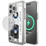 【elago】 iPhone15ProMax 対応 ケース MagSafe 対応 耐衝撃 クリア スマホケース おしゃれ デザイン マグセーフ カバー [ Apple iPhone15 ProMax アイフォン15 プロマックス 対応 ] monthly elago MAGNETIC HYBRID CASE カセットテープ