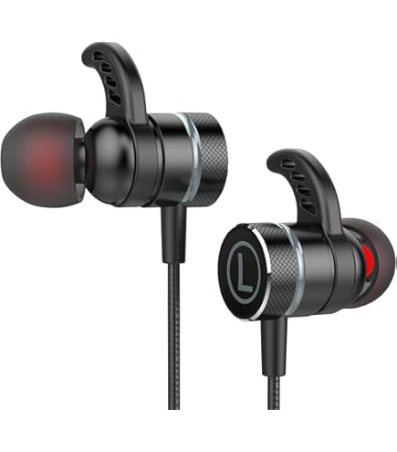 USB Headphones With Microphone For PC USB A Earbuds For PS5 Computer 2.3M Cord Magnetic In-Ear Headset Audio Control Mute Function For Laptop Desktop Notebook Headset For Office Live Broadcast Gaming - View #3
