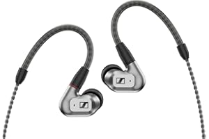 Sennheiser Earphones, Wired IE 200, Silver, Dynamic, In-Ear Type, Audio File, Gaming, TrueResponse Transducer, Blade Cable, Ear Hooks, Earphones, Amazon.co.jp Limited Edition